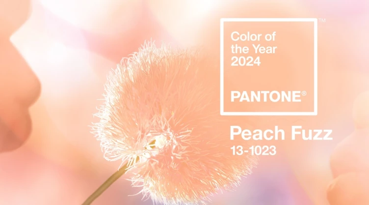 Peach Fuzz es declarado el color Pantone 2024