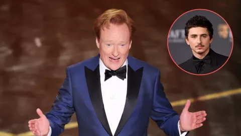 Conan O’Brien inauguró los Oscars 2026 BURLÁNDOSE de Timothée Chalamet