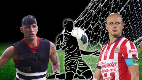 Alan Pulido y Chicharito Hernández no han hecho gol con las Chivas.