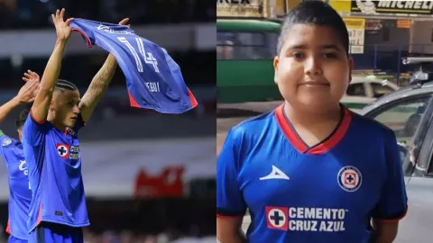 Jose Armano aficionado de Cruz Azul