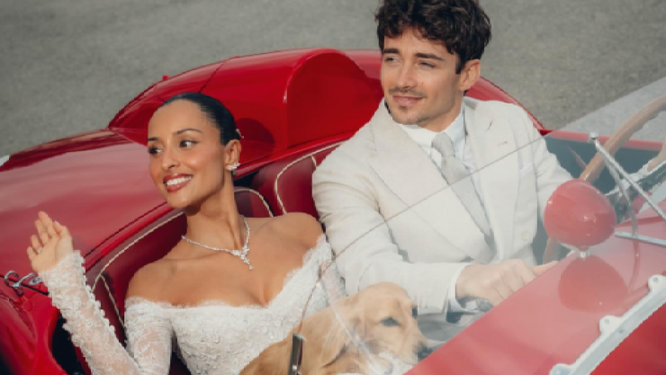 Charles Leclerc y Alexandra Saint Mleux: Todos los detalles y fotos de su boda en Mónaco