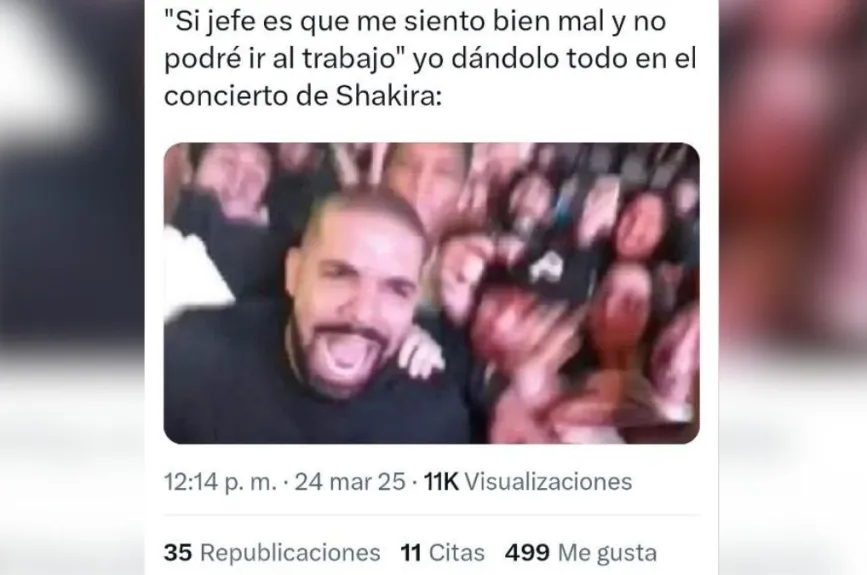 Estos son los memes que dejaron los conciertos de Shakira en México