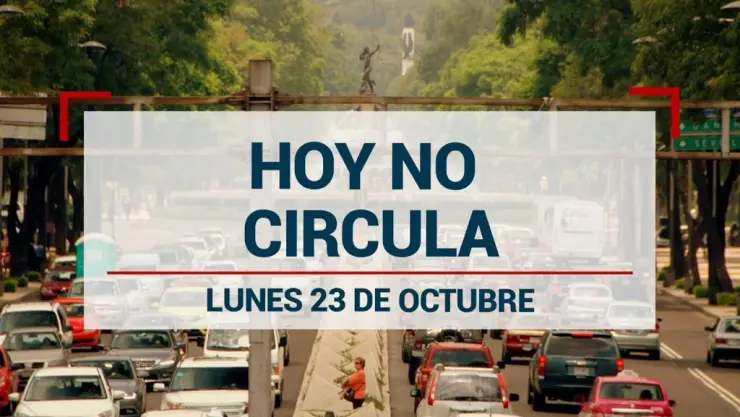 ¿Un lunes sin multas? Autos que descansan el 23 de octubre por el Hoy No Circula