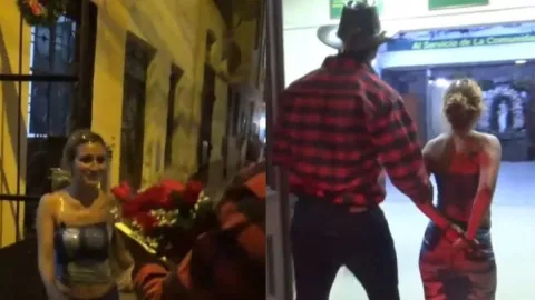Detienen a mujer en pleno San Valentín; la policía le llegó con flores
