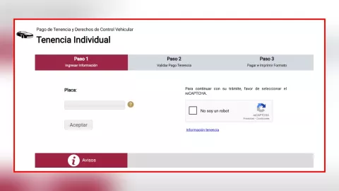 Descargar comprobante de pago de la tenencia Edomex 2025.