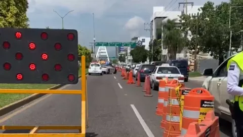 Tráfico en Aguascalientes en vivo Estas son las calles que registran caos vial por obras en Puente Bicentenario