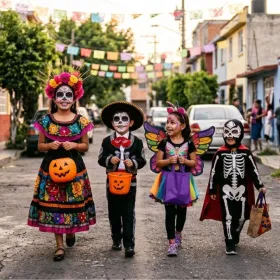 ¿Qué día se pide “calaverita”? Conoce cuándo salen los niños a pedir dulces por Día de Muertos