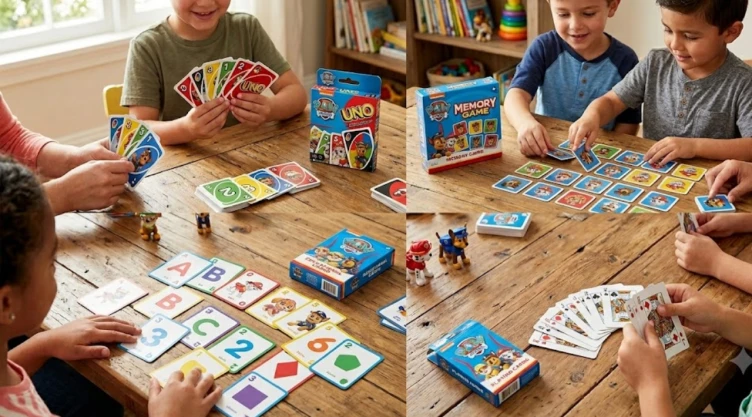 4 juegos de cartas de Paw Patrol ideales para entretener a los niños en vacaciones