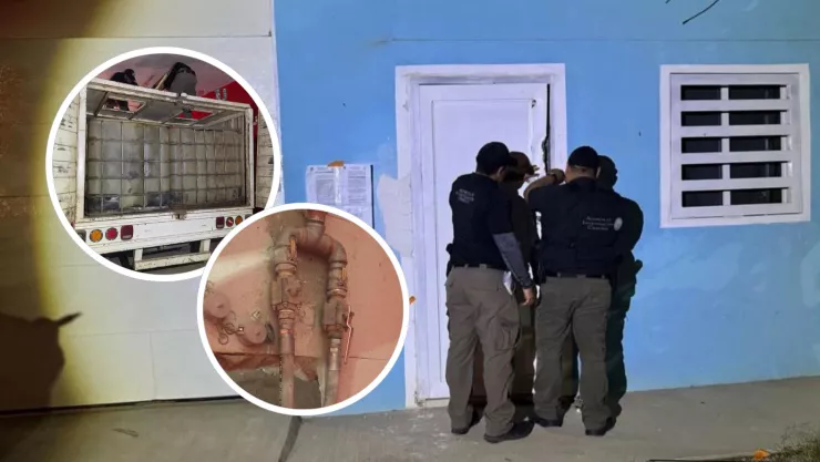 Aseguran contenedores con hidrocarburos y una toma clandestina en una casa en Mazatlán