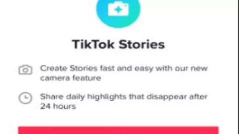 TikTok funcion stories