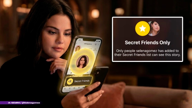 Círculo amarillo Instagram