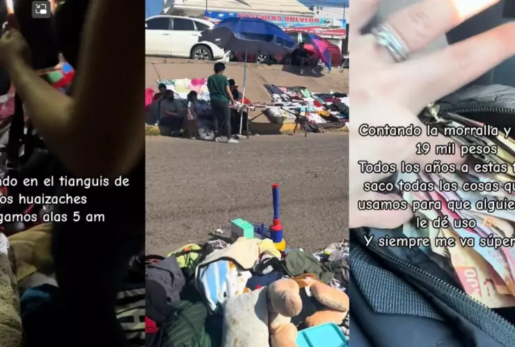 Tianguis los Huizaches en Culiacán.