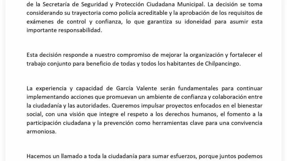 Seguridad en Chilpancingo