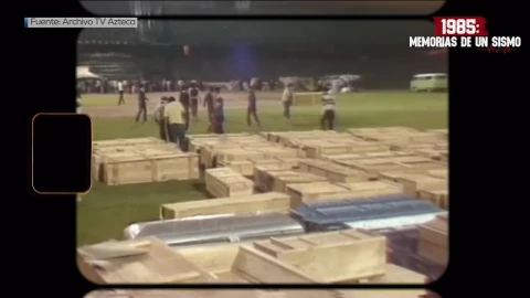 Parque Delta, la morgue a cielo abierto que marcó el sismo de 1985: Así lucía el césped del Parque del Seguro Social con las víctimas sin vida