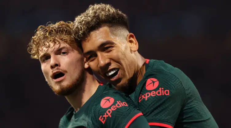 Roberto Firmino con el conjunto de Liverpool