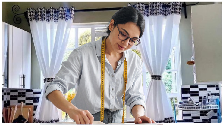 ideas cortinas de cocina elegantes