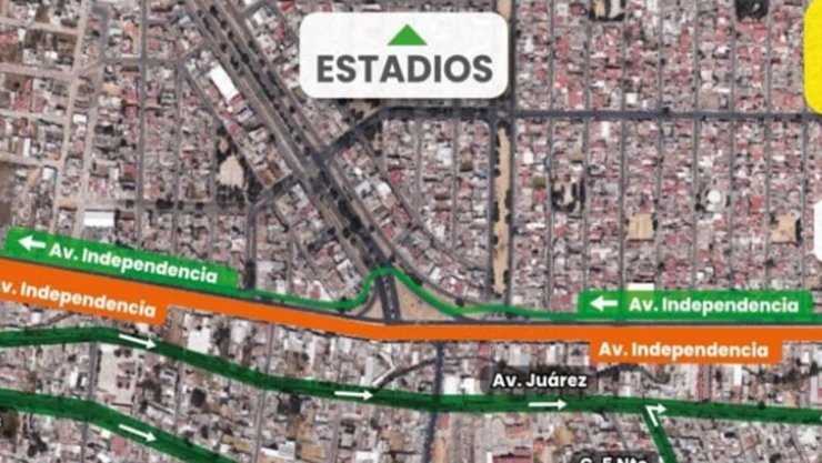 Anuncian CIERRES en la Avenida Independencia, sentido a Tehuacán