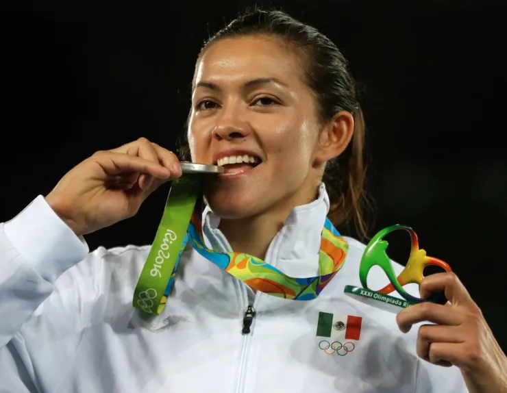 María del Rosario Espinoza fue tres veces medallista en Juegos Olímpicos