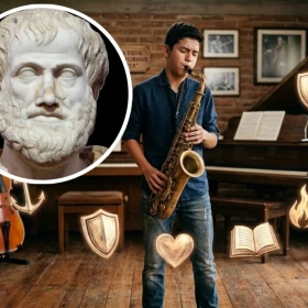 Aristóteles, filósofo griego: “La música tiene el poder de formar el carácter”