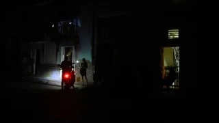 Apagón de energía en Cuba.