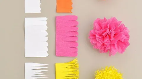 Así puedes elaborar flores de cempasúchil con papel crepé