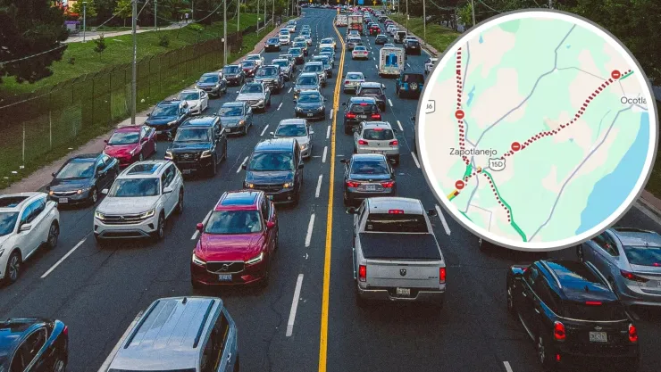 Cierre de carreteras en Guadalajara