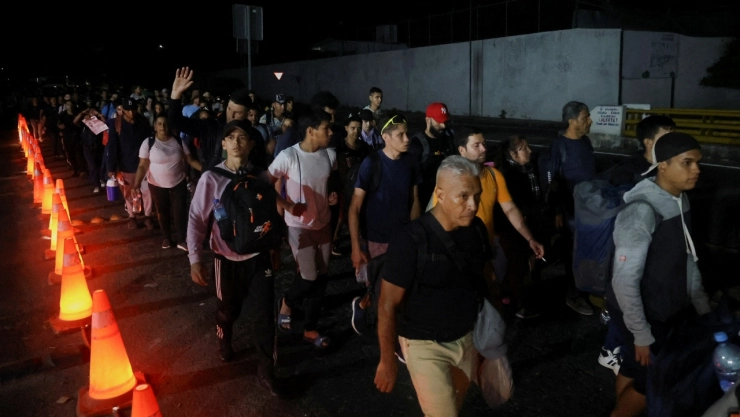 Nueva caravana migrante en México partió desde Tapachula, Chiapas por temor a políticas de EU