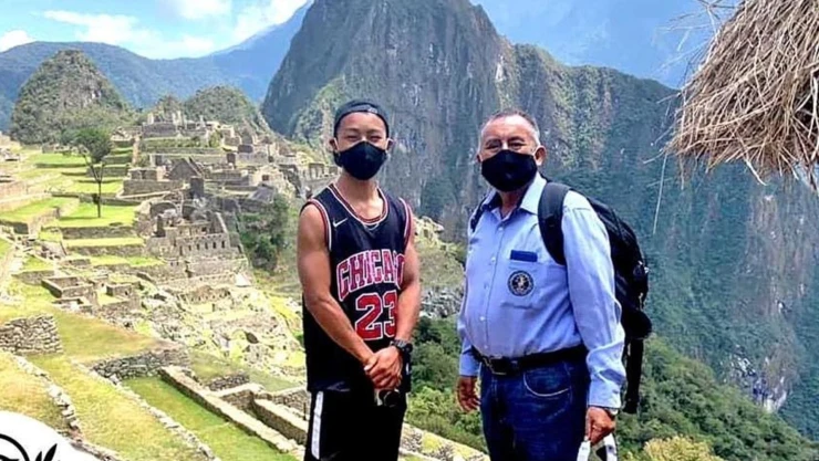 Turista Machu Picchu