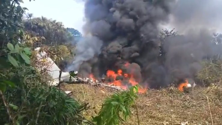 Accidente de avión hoy en Colombia