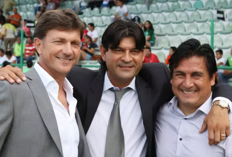 Hernan Cristante, Jose Saturdino Cardozo y Jose Rangel