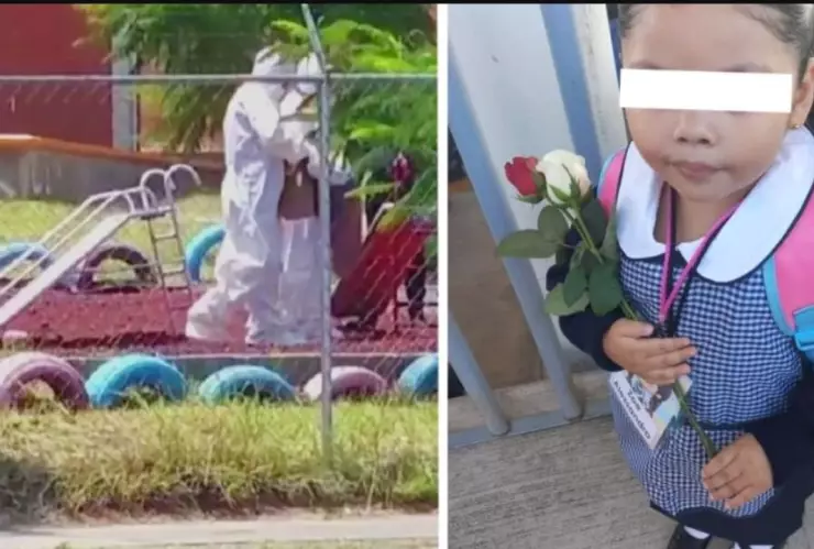 Zoé Alessandra niña murió resbaladilla kinder Querétaro