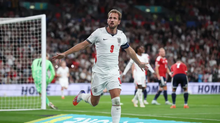 Harry Kane en celebración
