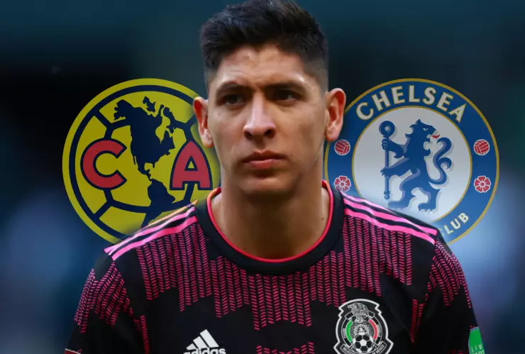 Edson Álvarez jugando con la Selección Mexicana