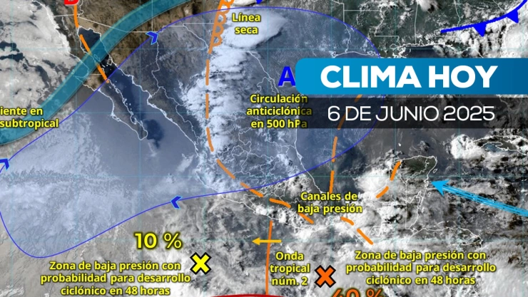 Tormentas y calor extremo México se prepara para un viernes con clima intenso