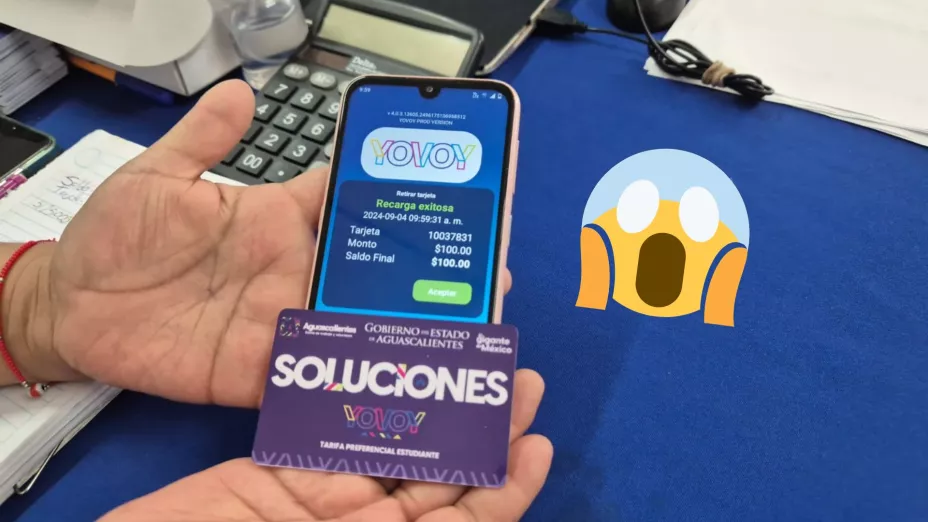 ¿Cuánto cobran de comisión por recargar la tarjeta YoVoy para camiones en Aguascalientes