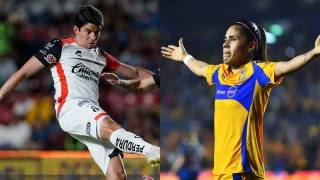 Lizbeth Ovalle y Emilio Orrantia compiten por el mejor gol de la FIFA.