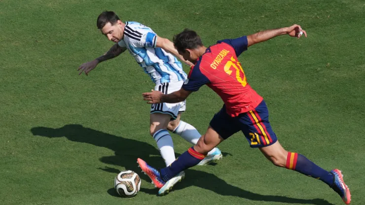 Messi contra España