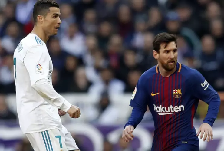 Cristiano Ronaldo y Lionel Messi 