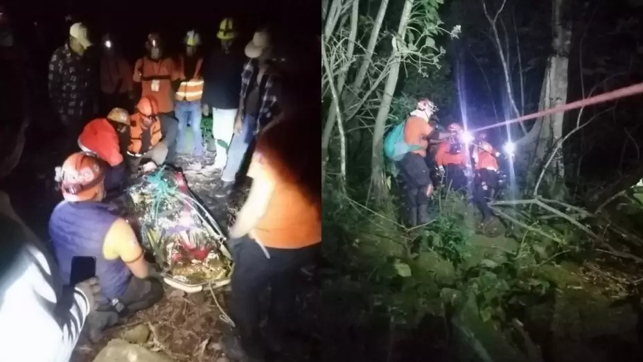 ¡Increíble! Hombre sobrevive tras caer a barranco de 250 metros en Teocelo