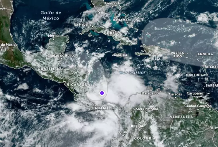 Zona de baja presión en el Atlántico_ Revelan la TRAYECTORIA del fenómeno con potencial de desarrollo ciclónico