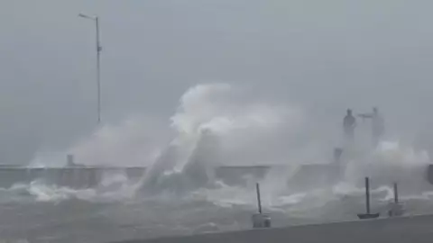 ¡Superó el pronóstico! Esta fue la RACHA MÁXIMA por norte violento en Veracruz