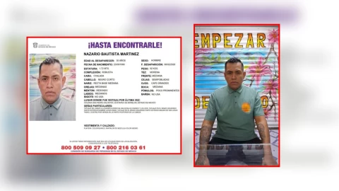 Buscan a Nazario Bautista Martínez: desapareció tras estar en una clínica de rehabilitación en Ecatepec.
