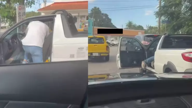 VIDEO_ Presunta agresión contra un señor de la tercera edad en la Avenida Alemán genera indignación