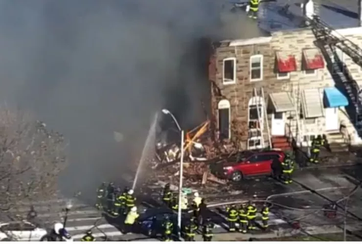 Tres lesionados en explosión del Baltimore