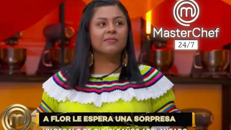 Flor recibe una sorpresa en MasterChef 24/7