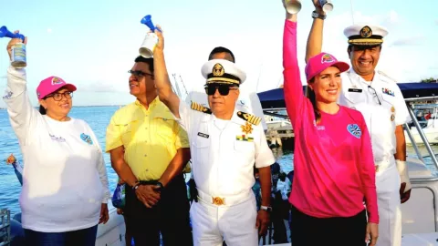 Inicia Torneo Internacional de Pesca Femenil en Isla Mujeres