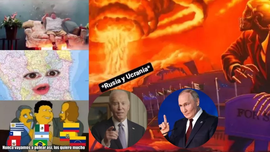 Memes de posible tercera guerra mundial Ucrania vs Rusia