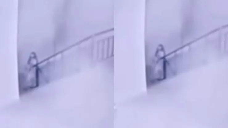 Graban en video a aterradora niña fantasma en fábrica | VIDEO