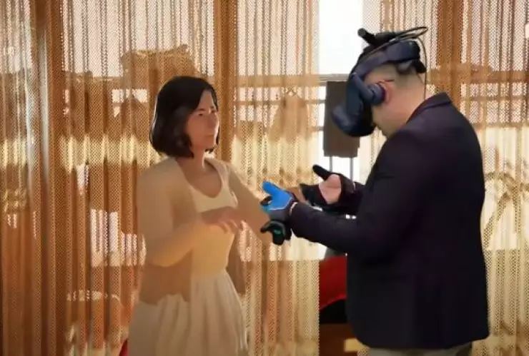 Hombre logra bailar con su esposa fallecida gracias a la realidad virtual
