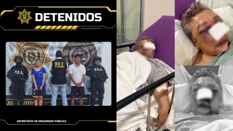 Arrestan a pareja que ASALTÓ y GOLPEÓ salvajemente a adulta mayor que fue al casino en Mérida